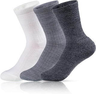 Merino Wool Socks Women, Moisture Wicking Socks Women 3 Pairs, Casual Athletic Crew Socks