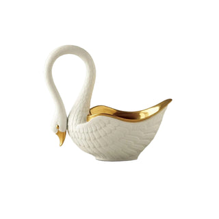 L'OBJET - SWAN Small Bowl - White H17CM