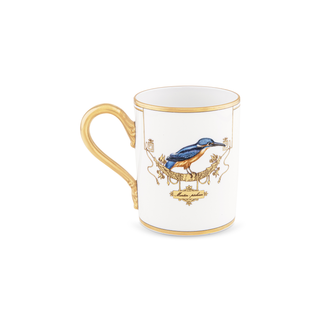 Birds & Flowers Series - Shrike Covered Mug Set