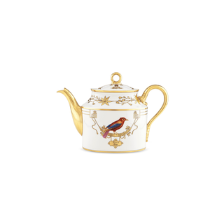 Birds & Flowers Series - Tanager Teapot