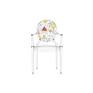 KARTELL - Loulou Ghost Children's Armchair Custom 2012 - Crystal Pattern