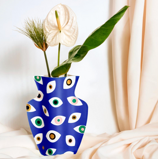 OCTAEVO - Nazar Blue Decorative Vase Paper Cover
