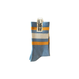 Colour Contrast Cotton Socks – Mid-Length | Unisex | US 5–12
