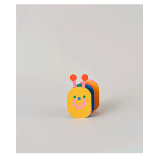 Greeting Card CATERPILLAR FOLD OUT CARD