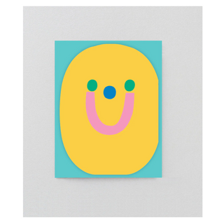 Greeting Card CATERPILLAR FOLD OUT CARD