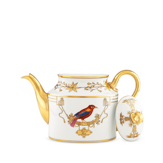 Birds & Flowers Series - Tanager Teapot