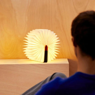 LUMIO - Classic LITO Fabric Book Light - Orange Green