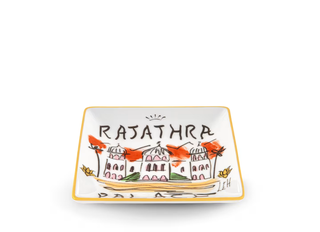 LUCHINO Series RAJATHRA PALACE Square Plate