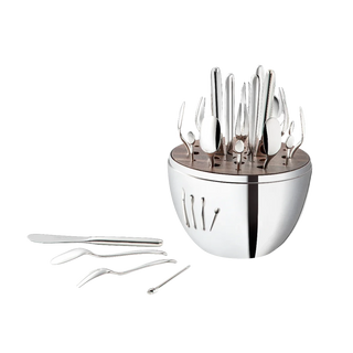 Christofle MOOD Party Cutlery Set for Six – Iconic Egg Case