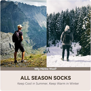 Merino Wool Socks Women, Moisture Wicking Socks Women 3 Pairs, Casual Athletic Crew Socks