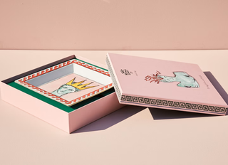 Neptune Series 18CM Pink Square Plate