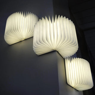 LUMIO - Classic LITO Fabric Book Light - Grey Yellow