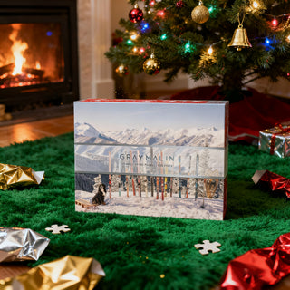 GALISON - Gray Malin - Ski Resort 500 Pieces Double-Sided Puzzle