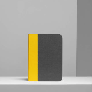 LUMIO - Classic LITO Fabric Book Light - Grey Yellow