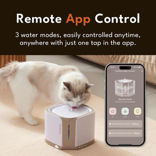 PetSnowy - Cat Water Fountain with Safe-Sip Pump