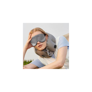 URBAN FOREST - Tree · Pocket Inflatable neck pillow & eyeshade | Grey