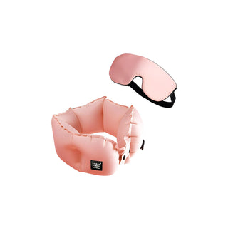 URBAN FOREST - Tree · Pocket Inflatable neck pillow & eyeshade | Pink