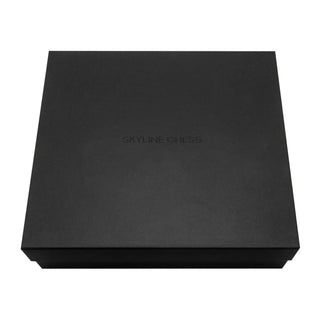 SKYLINE CHESS - Acrylic Chess Set with Wooden Board - New York vs London