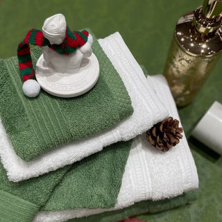 Army Green Face Washer 34×34cm – Soft, Plush Cotton with High Absorbency