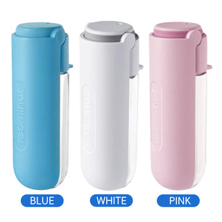 REDMINUT - PORTABLE PETS WATER DRINKING BOTTLE - 420ml (White)