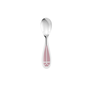 Christofle Talisman Baby Cutlery Set – Rose Quartz Handle