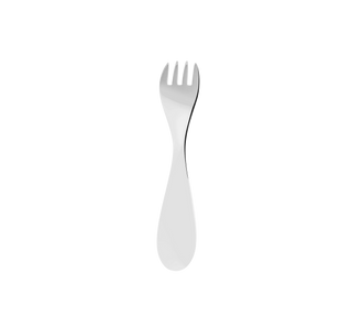 Christofle Talisman Baby Cutlery Set – Rose Quartz Handle
