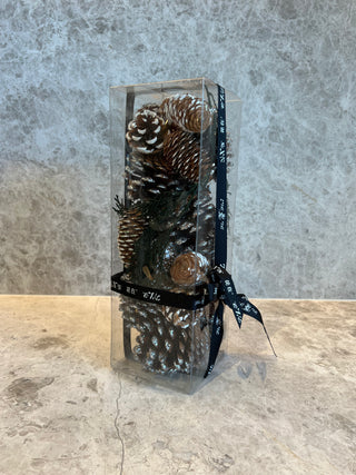 Yunnan Pine Arborvitae Tall Square Box with Lid