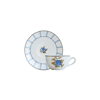 BERNARDAUD - Brocante Tea Cup & Saucer 130ML (1829-175 Cup