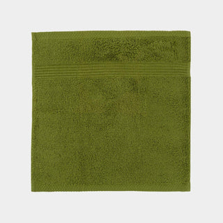 Army Green Face Washer 34×34cm – Soft, Plush Cotton with High Absorbency